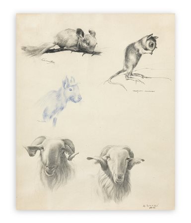 ALFREDO SORESSI (1897-1982) - Senza Titolo, 1958