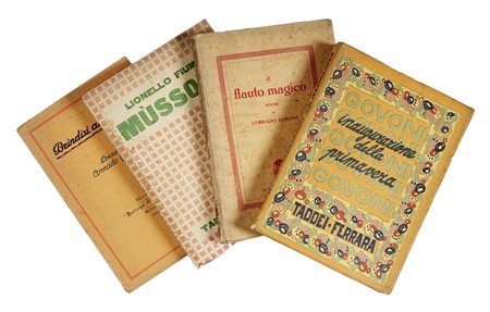 Govoni Corrado, Lotto di tre opere di Corrado Govoni e una di Lionello Fiumi....