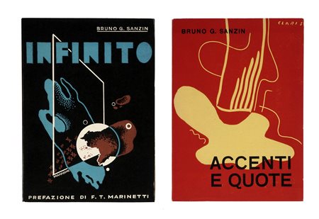 Sanzin Bruno Giordano, Infinito. Roma: Edizioni futuriste di Poesia, [1933]....