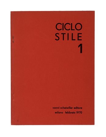 Agnetti Vincenzo, Ciclo Stile 1. Milano: Vanni Scheiwiller, 1970. In-8 (mm...