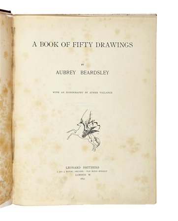 Beardsley Aubrey, A Book of Fifty Drawings [...]. With an iconography by...