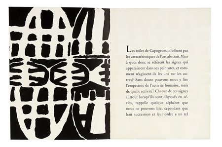 Capogrossi Giuseppe, Capogrossi - exposition du 3 au 27 mai 1961. Paris: XX...