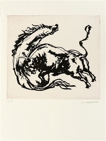 Messina Francesco, Cavalli e Tori. Milano: Edi.Artes, 1988. In-4° (mm...