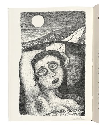 Viviani Giuseppe, 6 prose, 7 litografie, 2 acqueforti. Pisa: Nistri-Lischi,...