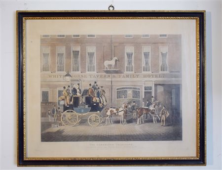 After James Pollard (British, 1792-1867) The Cambridge Telegraph, Starting...