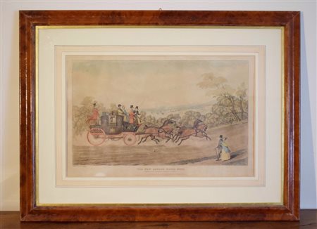 After Charles Hunt, The New London Royal Mail incisione cm 38x56, entro...