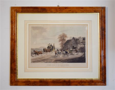 R.G. Reeve, A False Alarm on the Road to Gretna c. 1830 acquaforte e...