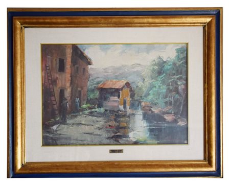 Ferruccio Rontini (Firenze, 1893 - Livorno, 1964), Senza titolo Olio su tela...