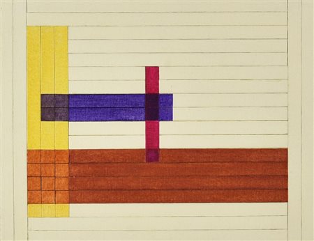 Fulvio Belmontesi SENZA TITOLO tecnica mista su cartoncino, cm 27x34,5