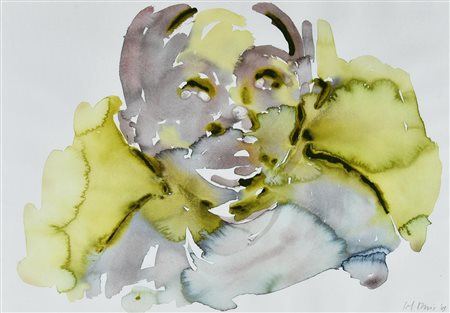 Paolo Maggis SENZA TITOLO, 2003 tecnica mista su carta, cm 50x70 firma e data...