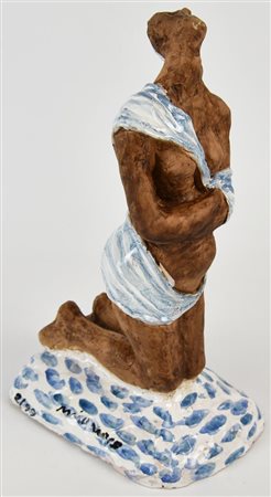 Giuseppe Migneco ADORAZIONE, 1969 scultura in terracotta, h cm 32; es. 2/99...