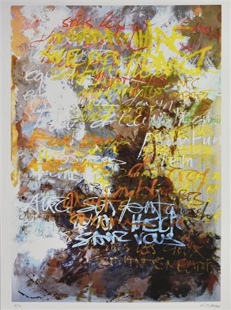 Richard Saint-Amans TRACES I, 2022 stampa tipografica su carta...