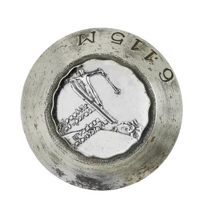  
P Automobile club Parma II raduno autosciatorio 32 x 32 mm 
 