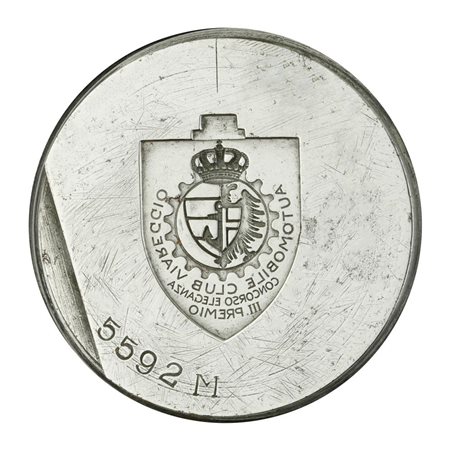  
N Automobile Club Viareggio Concorso Eleganza III Premio 56 x 45 mm 
 