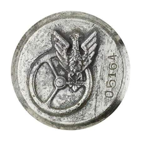  
P Aquila Coronata Su Volante. 49 x 44 mm 
 