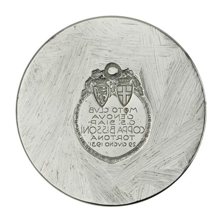  
N Moto Club Genova G.S.SiaP Coppa Bissoni Tortona 29 Giugno 1931 50 x 43 mm 
 