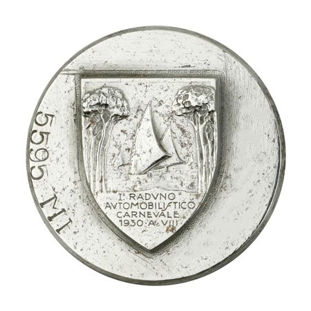  
P I° Raduno Automobilistico Carnevale 1930 A. VIII 42 x 41 mm 
 