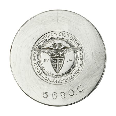  
N Moto Club Mantovano Ii° Marcia Motociclistica Nazionale 12-13-14 Luglio MCM A VIII 51 x 44 mm 
 