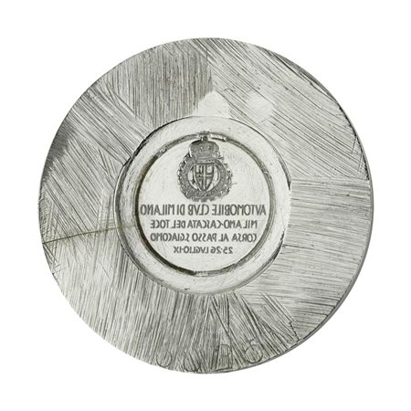  
N Automobile Club Di Milano Milano-Cascata Del Toce Corsa Al Passo S. Giacomo 25-26 Luglio IX 42 x 41 mm 
 