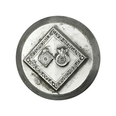  
P Automobile Club Bergamo Varsavia Giugno 1931 A IX 42 x 41 mm 
 