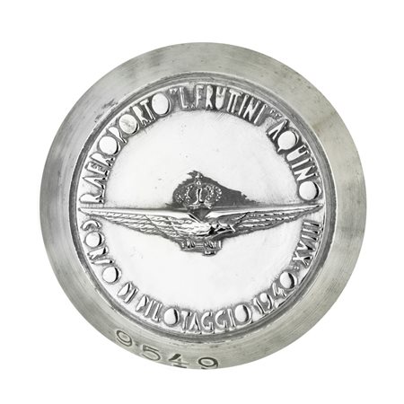  
P L'Aeroporto "L:Fruttini" Aquino Corso Di Pilotaggio 1940 XVIII 56 x 48 mm 
 