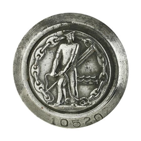  
P Marinaio Con Ancora E Catena - Affer 38 x 34 mm 
 