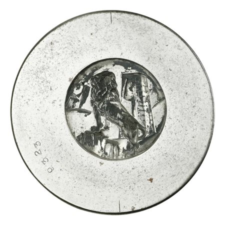  
N LEONE CON FASCIO E ITALIA. 100 x 55 mm 
 