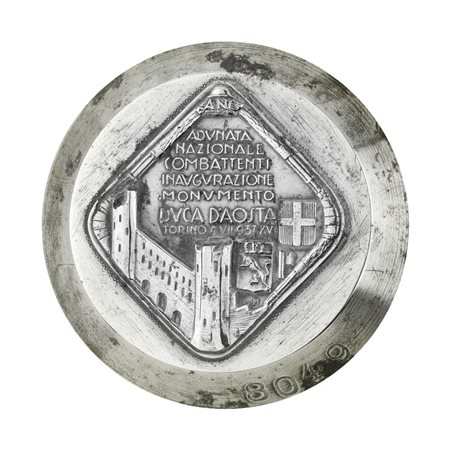  
P Adunata Nazionale Combattenti Inaugurazione Monumento Duca D'Aosta Torino 4 Vii 1937 Xv 48 x 37 mm 
 