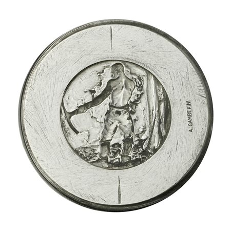  
N Lavoratore Con Piccone (Mussolini) 51 x 31 mm 
 