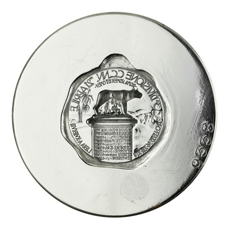  
N 3A Divisione Cc.Nn. "21 Aprile" Roma Nomen Et Omen 1935-1936 -XIII-XIV Libia A XVII E XVIII 63 x 45 mm 
 