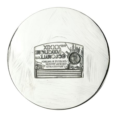  
N XXXIX Battaglione Coloniale "Tua Virtute In Sanguinem Praecipitas Imperiique................62 x 48 mm 
 