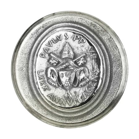  
P Paulus PP VI LXXX Annum Agens63 x 53 mm 
 
