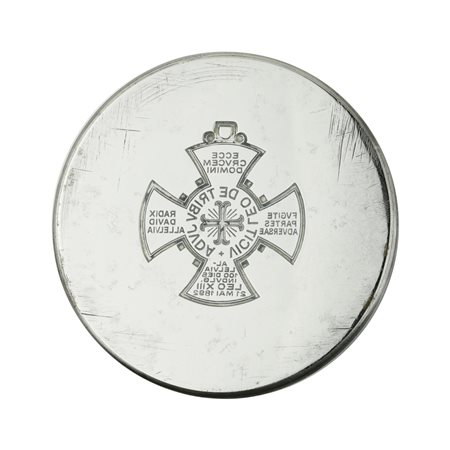  
N Vicit Leo De Tribu Juda- Ecce Crucem Domini- Radix David Alleluja-Fugite Partes Adversae- Alleluia Ioo Dies Indulg Leo XIII 21 Maggio 1892 51 x 45 mm 
 