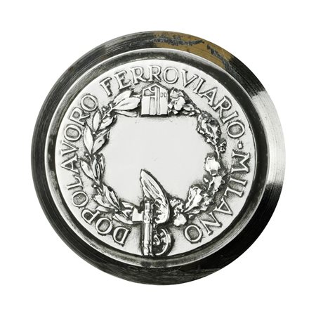  
P Dopolavoro Ferroviario Milano. 35 x 38 mm 
 