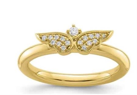 Anello in oro 4,20 gr con diamanti - 