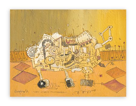 LUCA GIOVAGNOLI (1963) - Uno strano macchinario, 1994