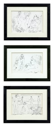 BERNARDO LEPORINI (1903-1984) - Lotto unico di 3 opere