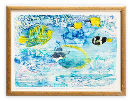 GIULIANO CRIVELLI (1935) - Pesci, 1992