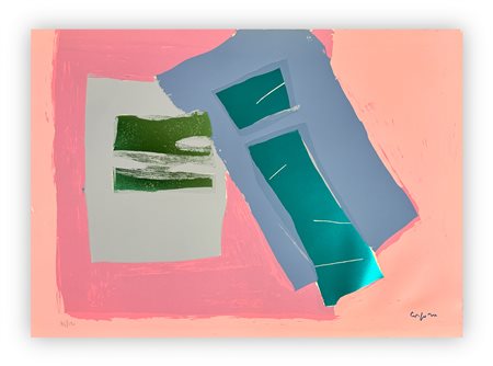 ANTONIO CORPORA (1909-2004) - Voies de la couleur - Signes du silence, 1972
