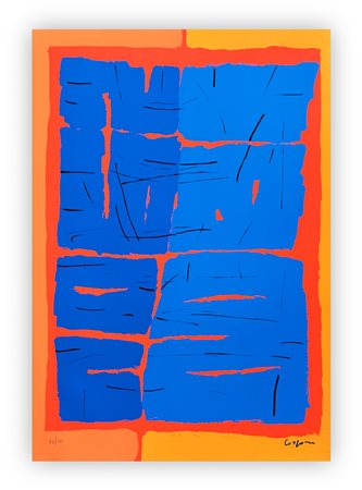 ANTONIO CORPORA (1909-2004) - Voies de la couleur - Signes du silence, 1972