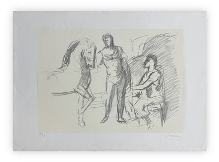 ACHILLE FUNI (1890-1972) - Scena mitologica