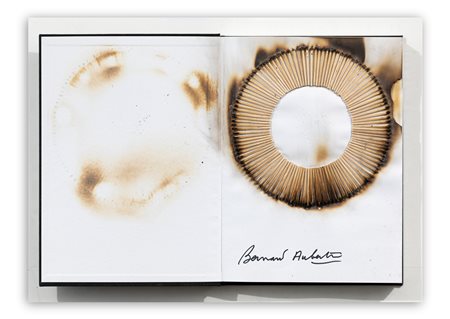 BERNARD AUBERTIN (1934-2015) - Livre brulée Rosemberg