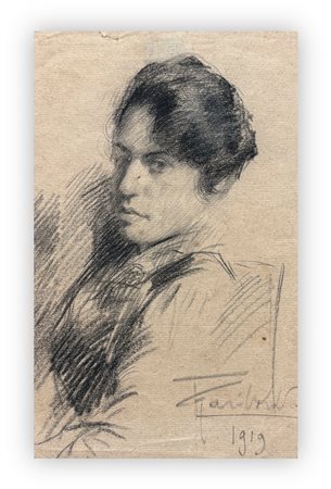 FEDERICO GARIBOLDI (1879-1950) - Senza Titolo, 1919
