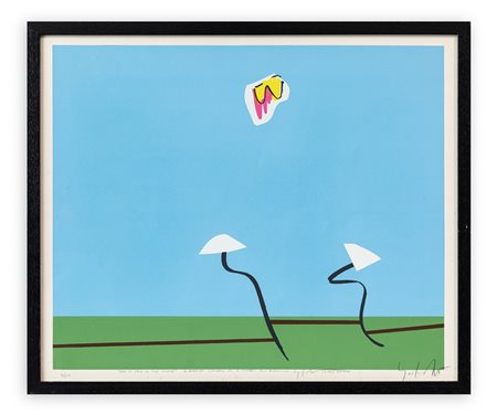 SERGIO DANGELO (1932-2022) - How to talk to the clouds, 1971