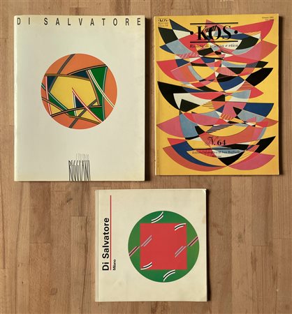 NINO DI SALVATORE - Lotto unico di 3 cataloghi, di cui uno autografato