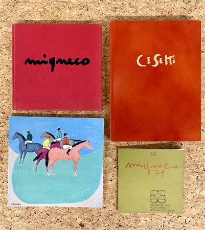GIUSEPPE MIGNECO E GIUSEPPE CESETTI - Lotto unico di 4 cataloghi