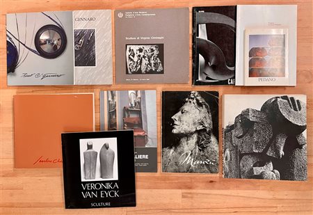 SCULTURA ITALIANA DEL NOVECENTO - Lotto unico di 11 cataloghi