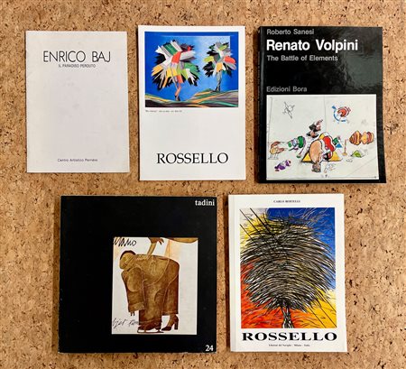 ARTE ITALIANA DEL DOPOGUERRA - Lotto unico di 5 cataloghi