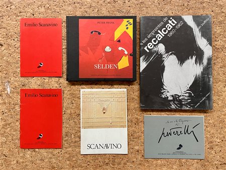 ARTE INFORMALE - Lotto unico di 6 cataloghi, di cui uno autografato