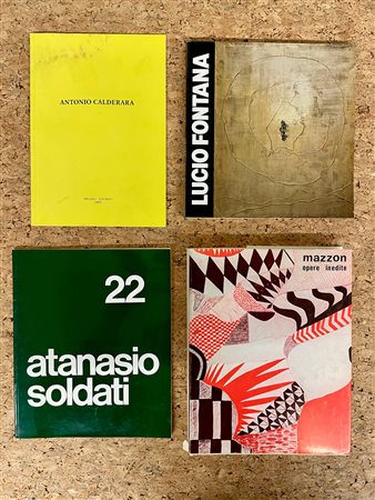 ARTISTI ITALIANI DEL DOPOGUERRA - Lotto unico di 4 cataloghi